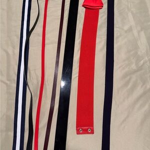 Calvin Klein Women's Belt Set - Red, Black, Navy, White